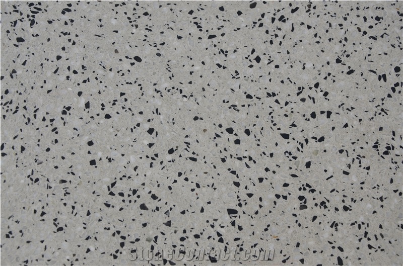 Sy8059 White Terrazzo Tile, Cement Tile