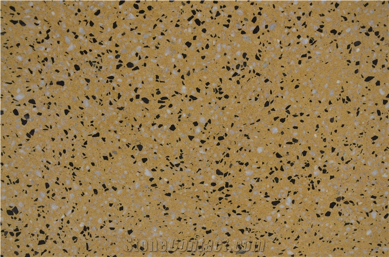 Sy8059 Yellow Terrazzo Tile, Cement Tile