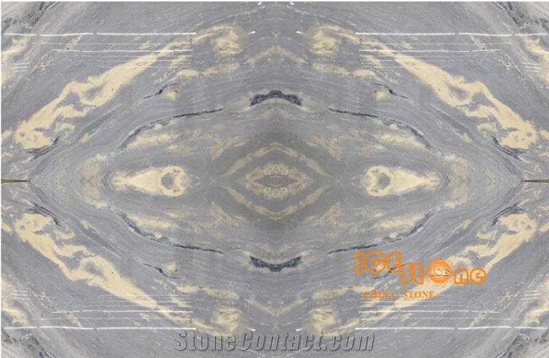 China Magic Blue Marble Slabs & Tiles Bookmatch