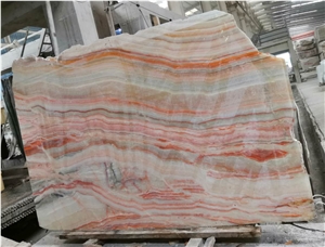 Rainbow Onyx for Marble Design in Stock