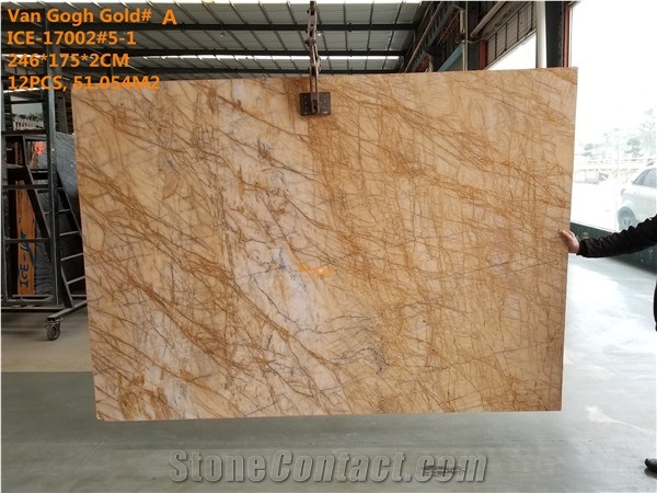 Van Gogh Gold Chinese Marble 2.0cm Cheap Price