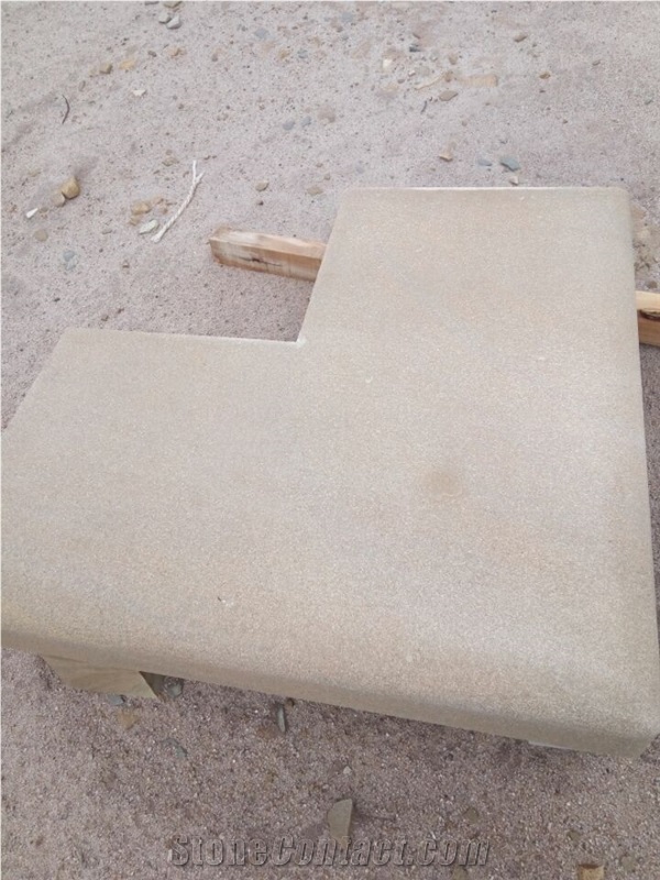 Yellow Sandstone Sanded Steps, Stairs