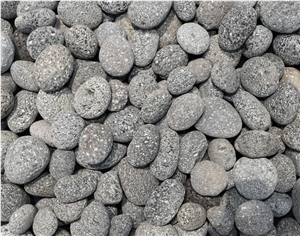 Indonesia Black Lava Pebbles Stone