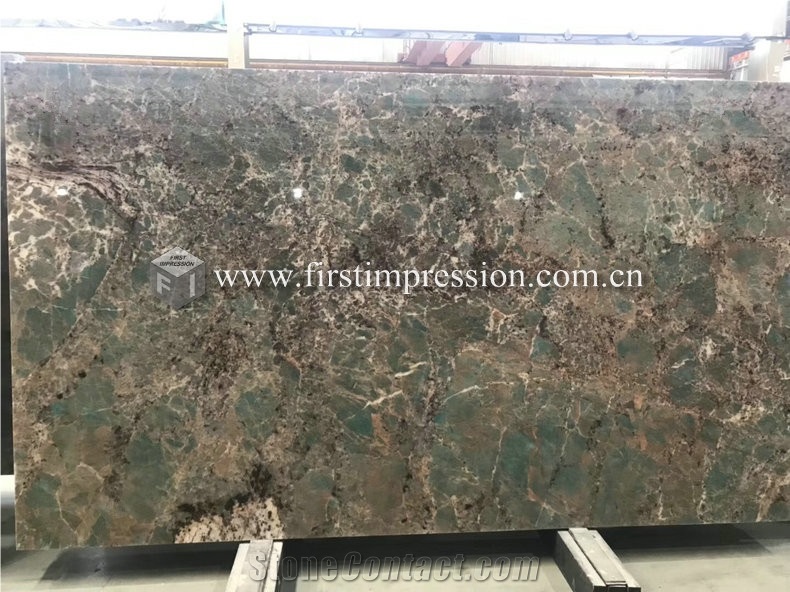 Amazon Green Granite Slabs,Tiles for Interior