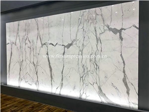 Famous Italy Bianco Calacatta Marble Slabs&Tiles