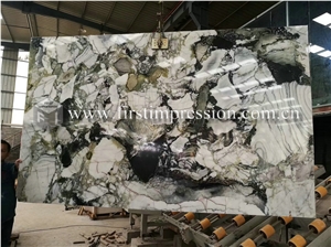 High Quality White Beauty Green Marble Slabs,Tiles