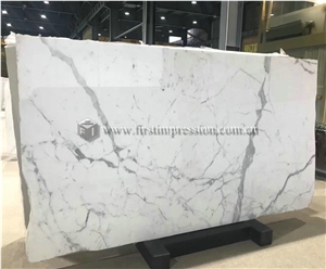 Hot Italy White Marble Calacatta Gold Slabs&Tiles