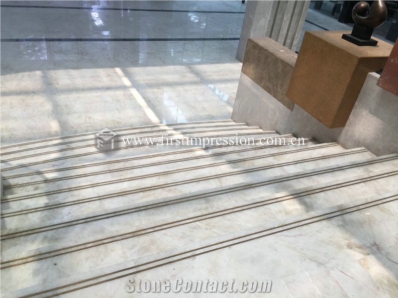 Hot Sale Moonlight Lotus White Onyx for Stair