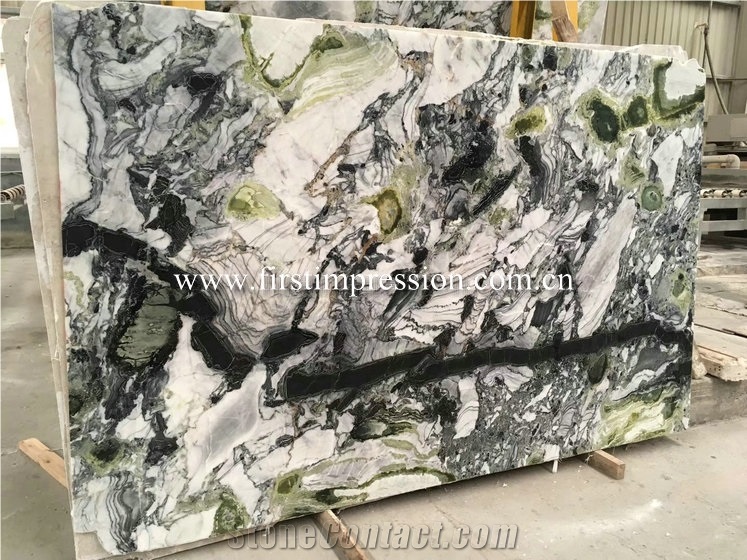 Ice Connect Green Marble Slabs&Tiles