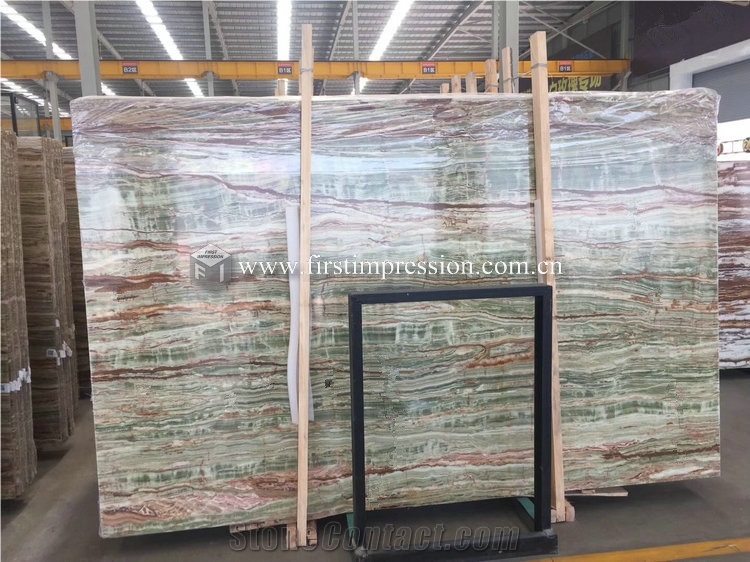Iran Green Onyx Slabs&Tiles for Walling