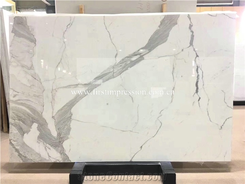 Italy Calacatta Carrara White Marble for Walling