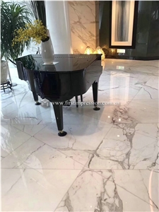 Luxury Italy Calacatta Gold Marble Slabs for Floor