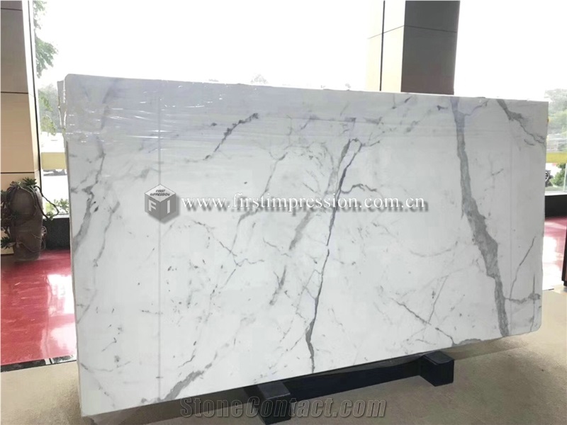 Luxury Italy Calacatta Gold Marble Slabs for Wall