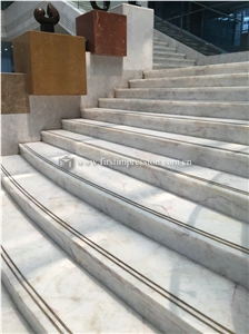 Luxury Lotus White Onyx for Steps&Stairs