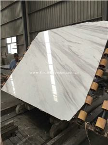 New Polished White Volakas Marble Slabs,Tiles