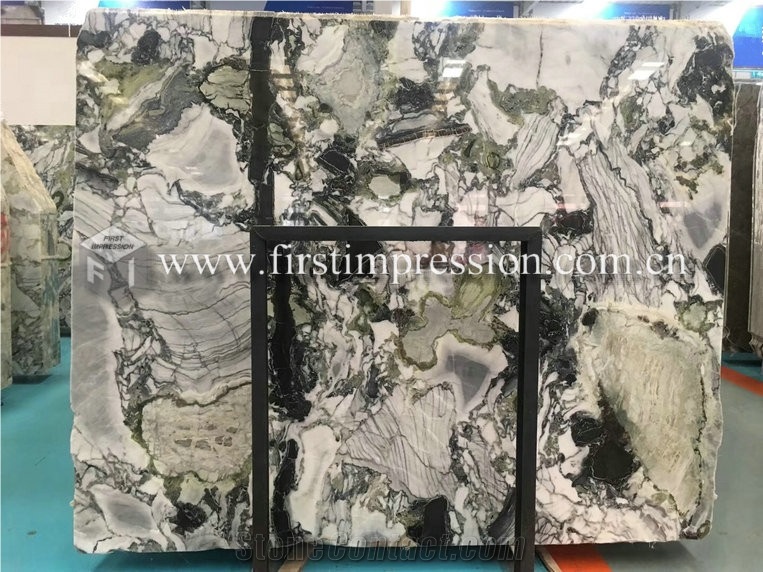 White Beauty Green Marble Slabs&Tiles for Interior