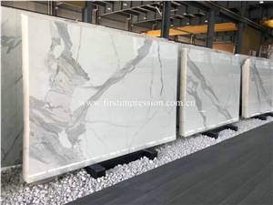 White Marble Calacatta Gold Slabs&Tiles