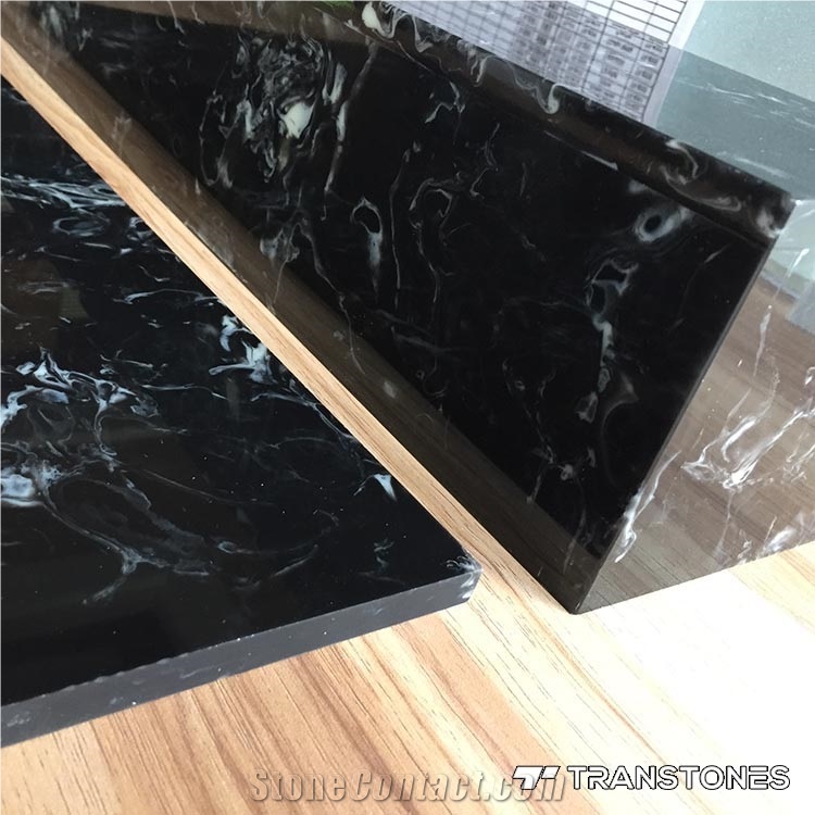 Black Panel Artificial Alabaster Sheets