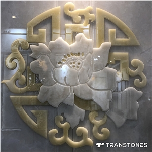 Faux Translucent Stone Tiles Alabaster Led Panel
