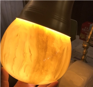 Polished Translucent Artificial Onyx Lighting Box
