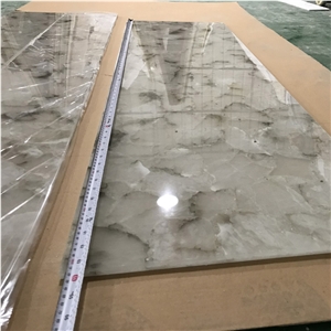 Translucent Artificial Onyx Wall Building Stone