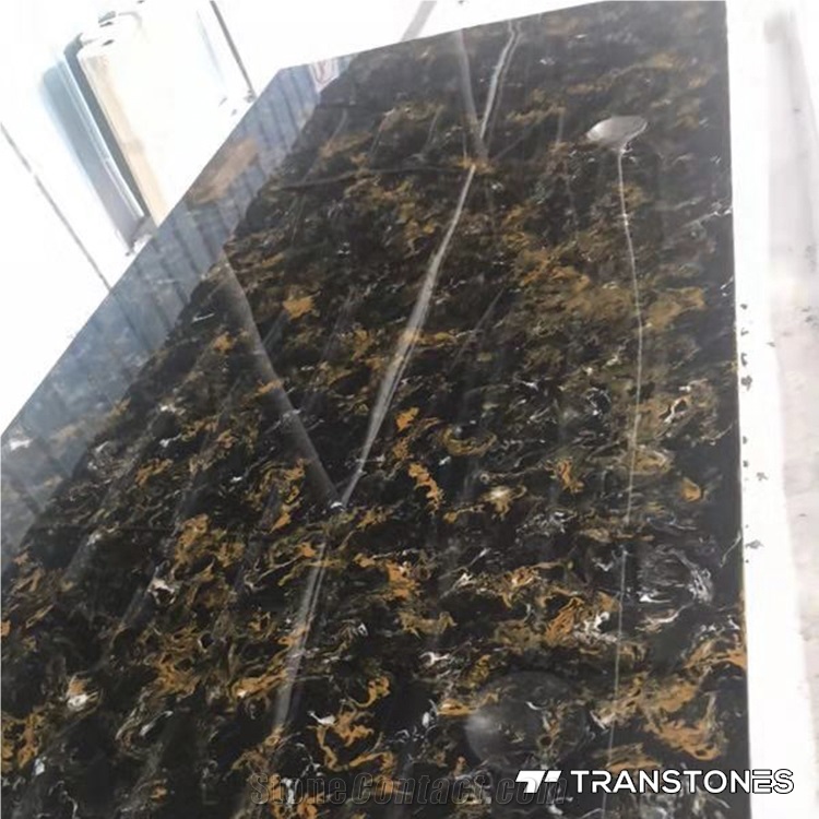 Translucent Faux Onyx Panel Stone Veneer for Kitchentop