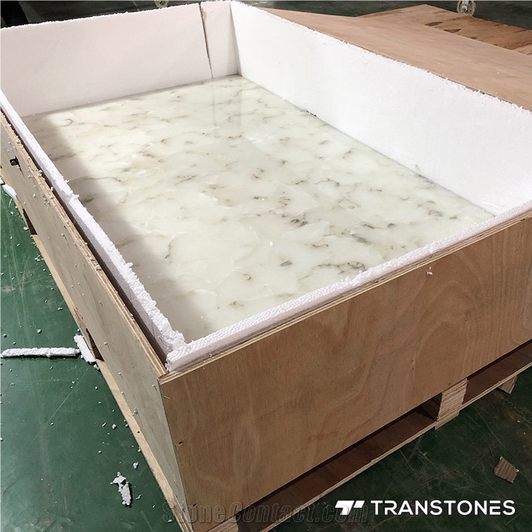 Transtones Artificial Onyx Slabs for Interiors Decors