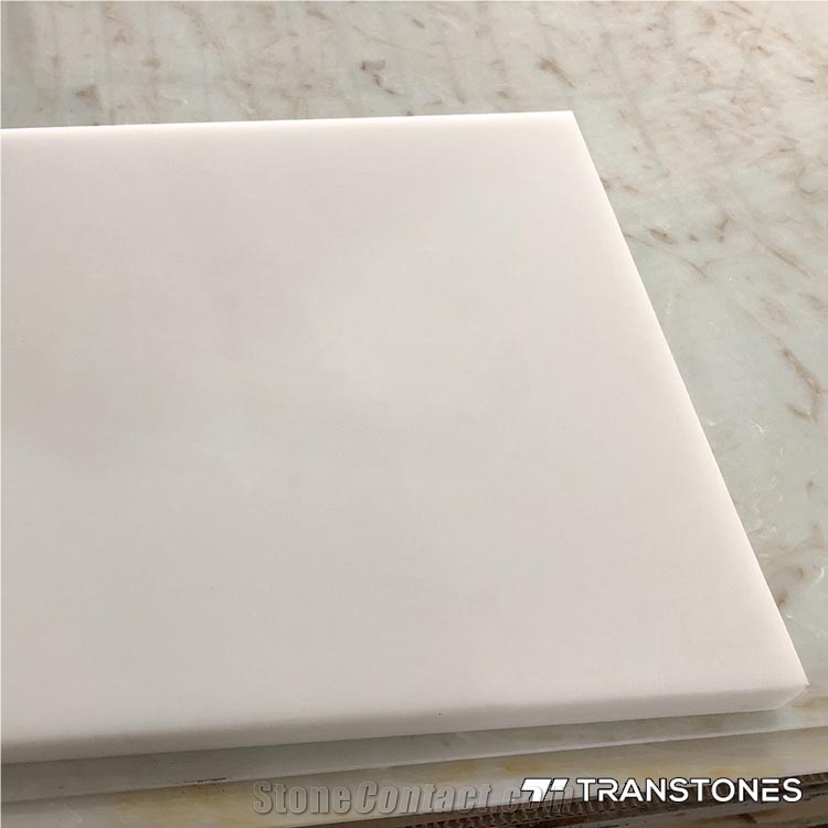 White Translucent Artificial Onyx Lighting Box