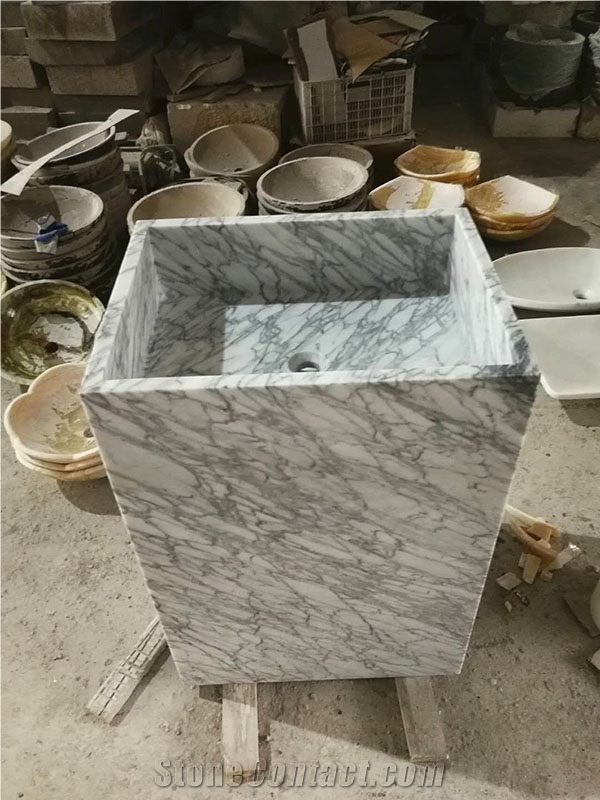 Natural Marble Stone Bathroom Wash Hand Basin