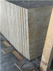 Artificial Stone Travertine Honeycomb Panels
