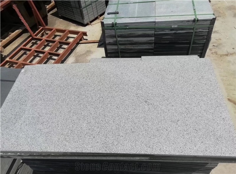 China Sesame Grey G654 Polish Flamed Granite Tiles