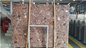 Colorful Pearl Granite Stone Flooring Steps