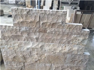 Yellow Limestone Natural Split Tumbled Ledge Walling Panels