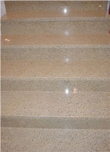 Golden Rust Granite G682 Yellow Stairs Risers