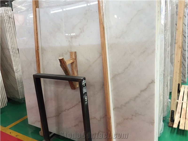 Ivory Jade White Marble Slabs,Guangxi White Marble