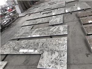 Prefab White Galaxy Granite Countertops