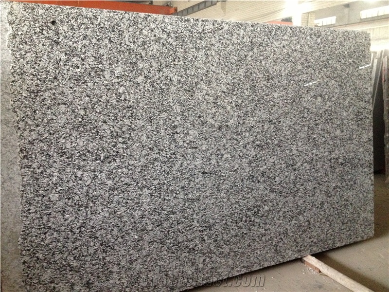 Wave White Granite, White Mist Granite Slab
