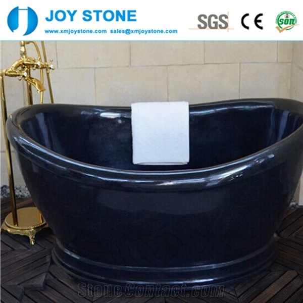 Hot Sale Shanxi Black Granite Bathroom Bathtub