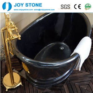 Shanxi Black Granite Hotel Bathroom Bathtub