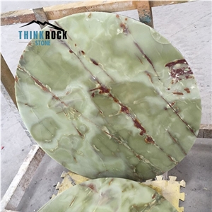 China Silk Green Marble Tabletops