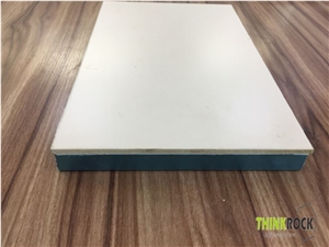White Ceramic with Aluminum Honeycomb Backed Panel