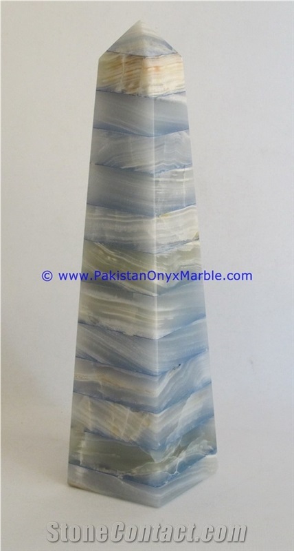 Colored Patch Work Tukri Onyx Obelisks