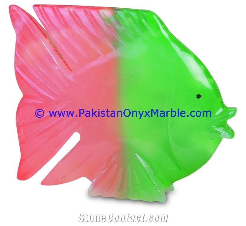 Colored Patchwork Tukri Onyx Fish