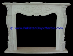 Fine Quality Marble Fireplaces Ziarat White
