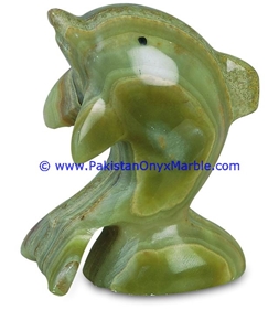 Green Onyx Dolphins Fish