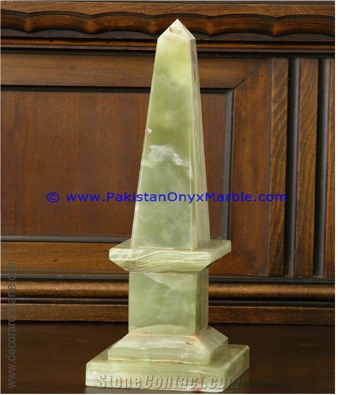 Green Onyx Obelisks