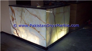 Light Green Onyx Marble Beautiful Counter
