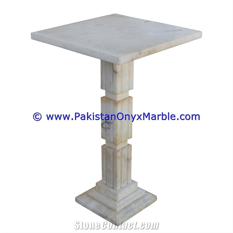 Marble Pedestals Stand Display Ziarat Gray