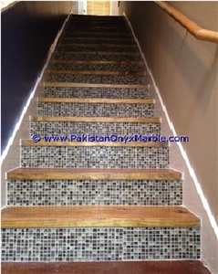 Marble Stairs Steps Mosaic Stair Riser