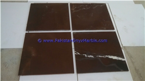 Marble Tiles Chocolate Dark Brown